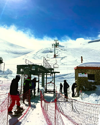 Skiing in Lebanon opening season